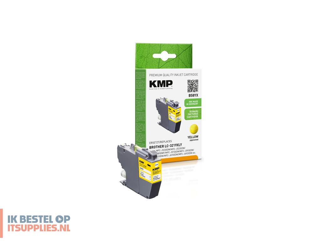 1646665-kmp_1538-4009_inktcartridge_1_stuks_compatibel_hoog_xl_rendement_geel