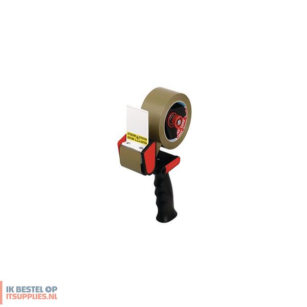 Box sealing tape dispensers