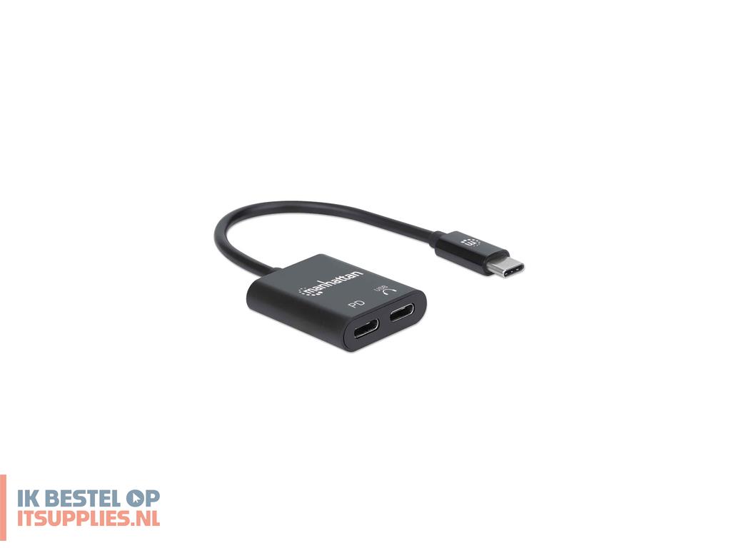 1514216-manhattan_153348_laptop_dock_poortreplicator_zwart