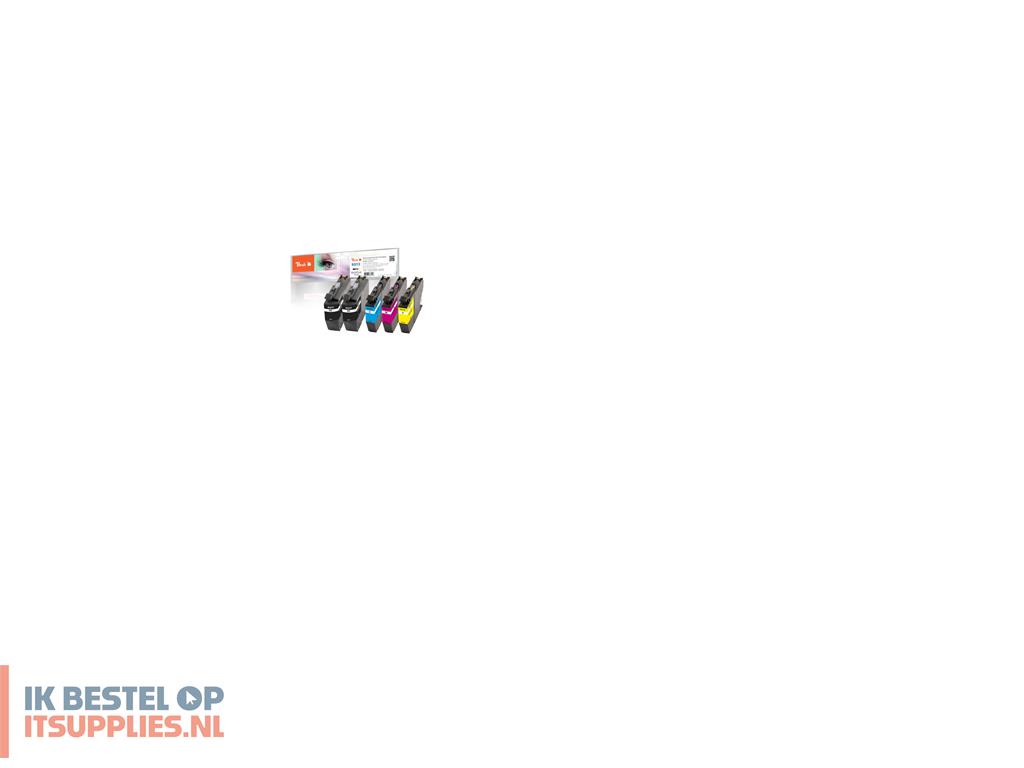 0302934-peach_pi500-267_inktcartridge_5_stuks_compatibel_zwart-_cyaan-_magenta-_geel