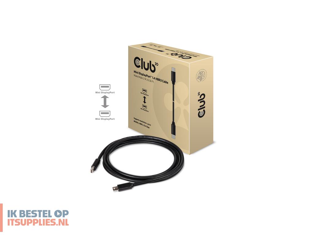 3303774-club3d_mini_displayport_14_cable_2_meters_mm_2_m_zwart