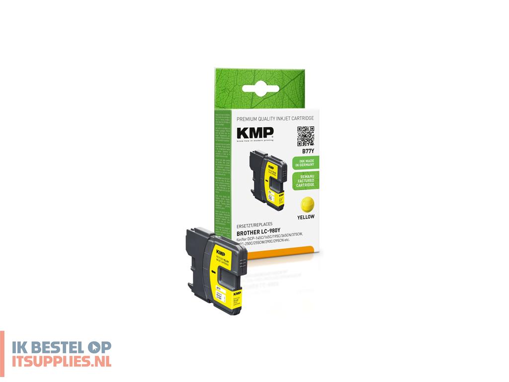 3207632-kmp_b77y_inktcartridge_1_stuks_compatibel_geel