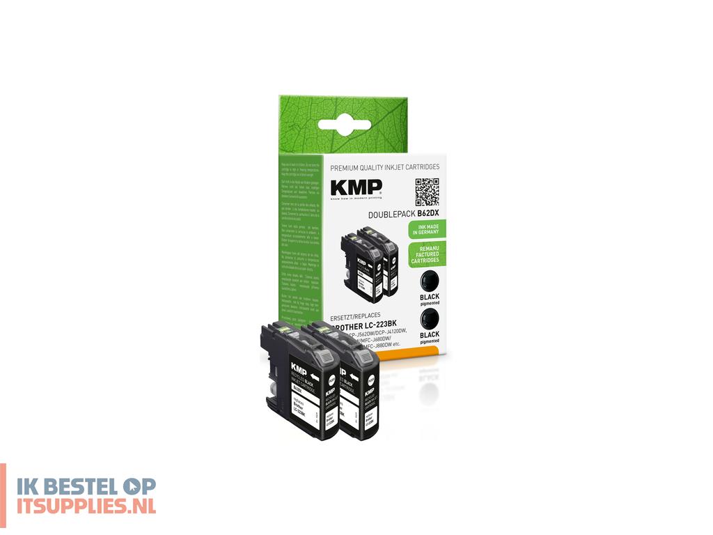 3435425-kmp_b62dx_inktcartridge_2_stuks_compatibel_zwart