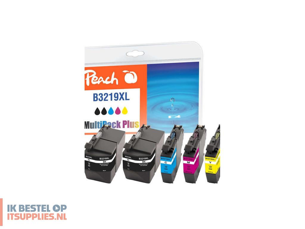 4607963-peach_320288_inktcartridge_5_stuks_compatibel_hoog_xl_rendement_zwart-_cyaan-_magenta-_geel