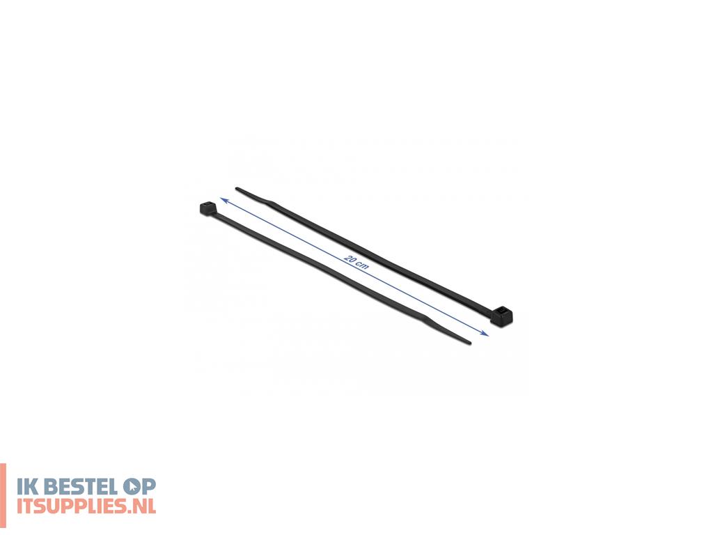 1742450-delock_19559_kabelbinder_kabelbinder_met_parallelle_doorvoer_polyamide_zwart_100_stuks