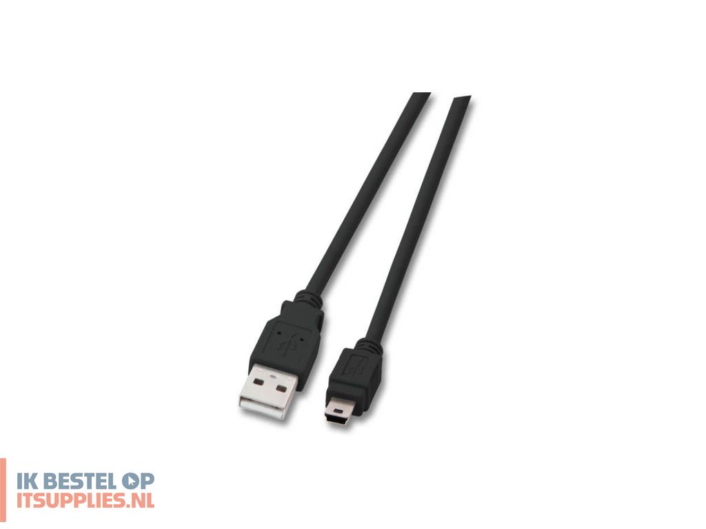 1718049-efb_elektronik_k5250sw0-5v2_usb-kabel_usb_20_0-5_m_usb_a_mini-usb_b_zwart
