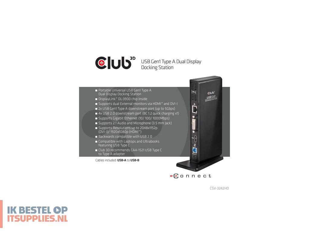2259968-club3d_sensevision_usb30_dual_display_docking_station_bedraad_usb_32_gen_1_31_gen_1_type-a_zwart