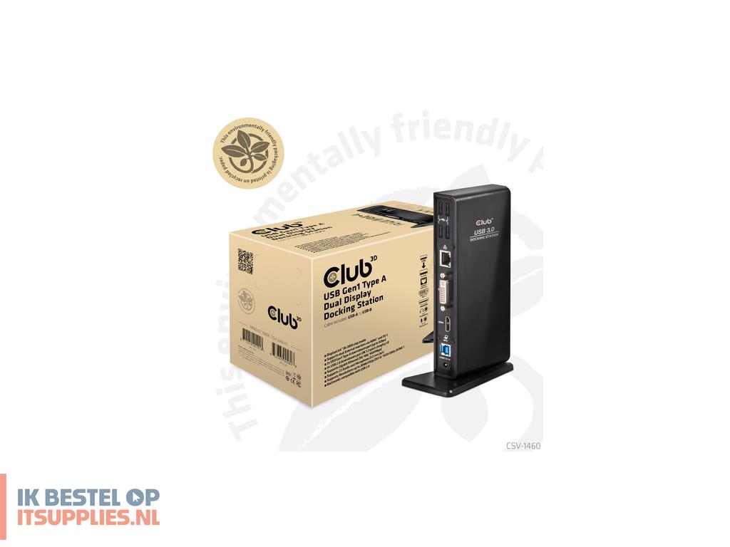 2312318-club3d_sensevision_usb30_dual_display_docking_station_bedraad_usb_32_gen_1_31_gen_1_type-a_zwart