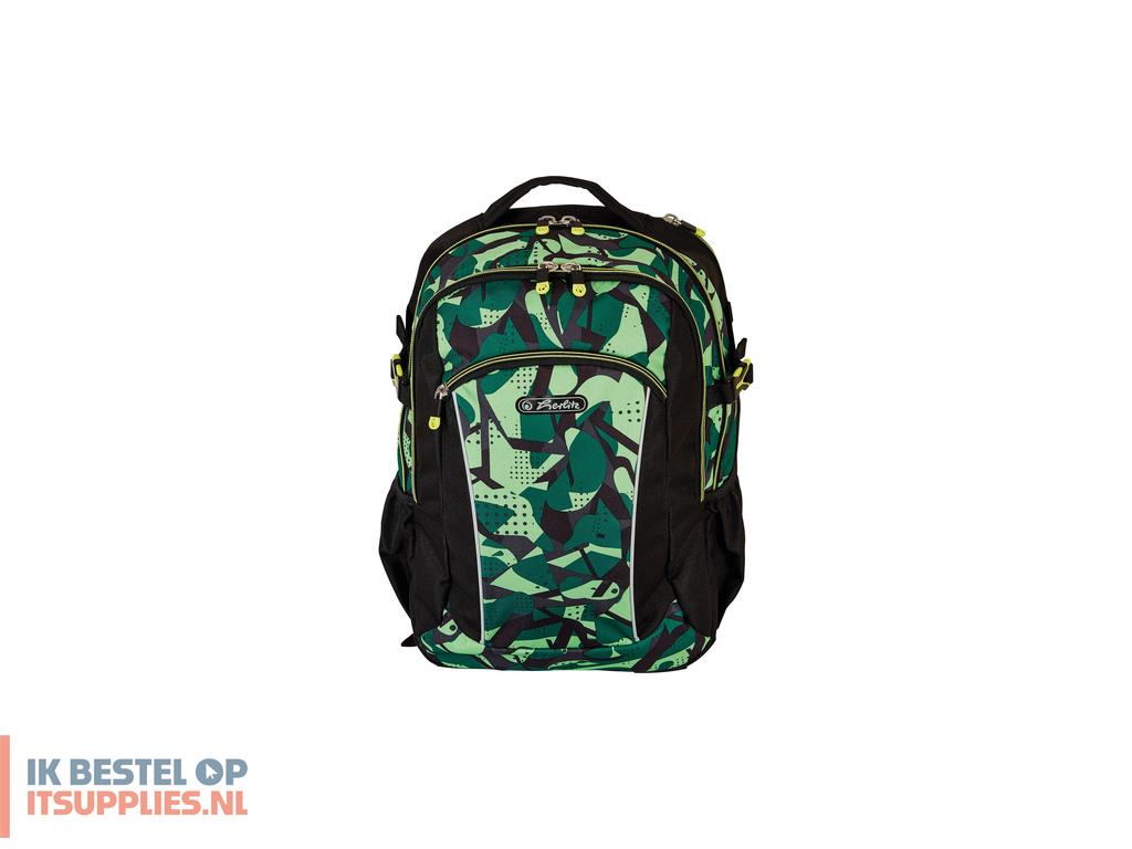 0324108-herlitz_ultimate_camo_rugzak_school_rugzak_zwart-_groen_polyester