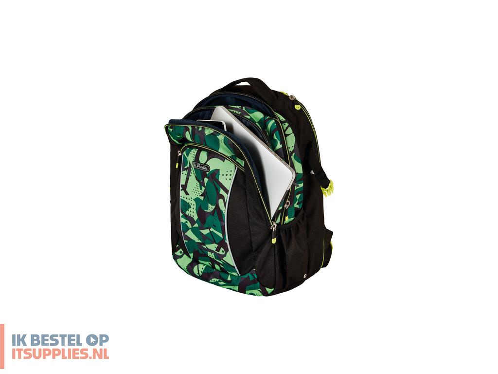 0338276-herlitz_ultimate_camo_rugzak_school_rugzak_zwart-_groen_polyester