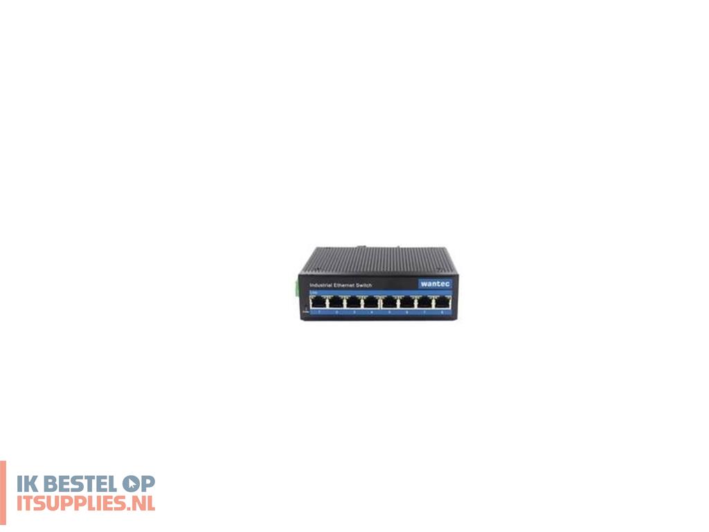 4647446-wantec_3403_netwerk-switch_gigabit_ethernet_101001000_zwart-_blauw