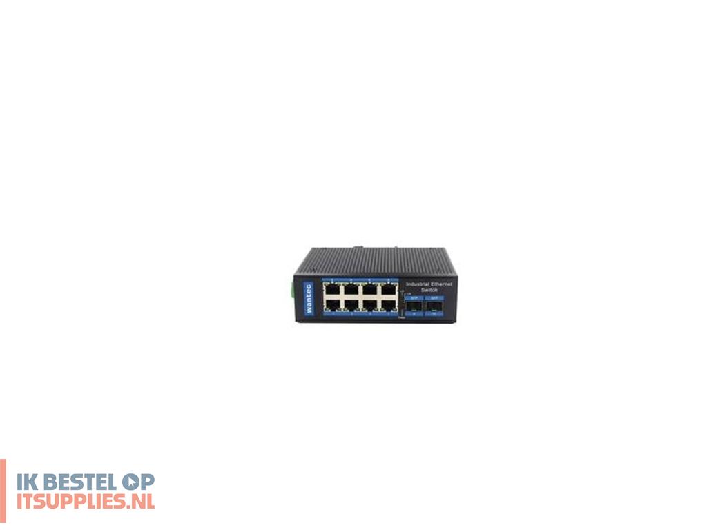 4713957-wantec_3407_netwerk-switch_gigabit_ethernet_101001000_zwart-_blauw