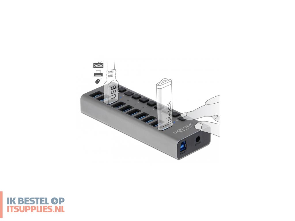 0411850-delock_63670_interface_hub_usb_32_gen_1_31_gen_1_type-b_5000_mbits_grijs