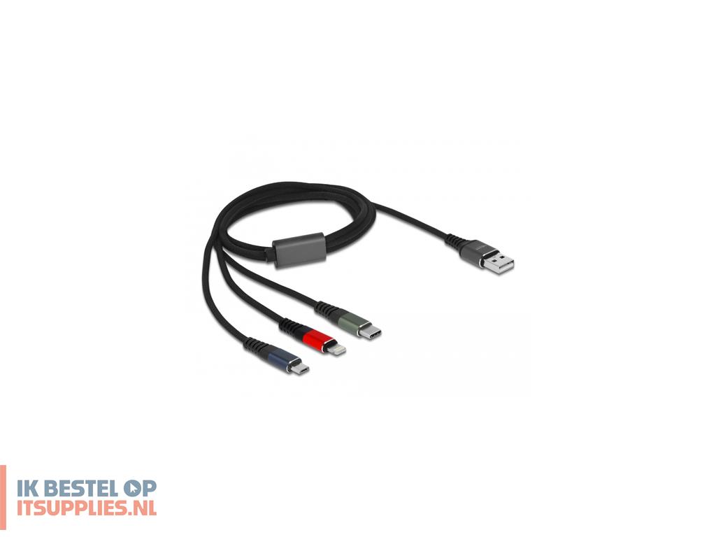 1719041-delock_87277_usb-kabel_usb_20_1_m_usb_a_micro-usb_blightningapple_30-pin_groen-_zwart-_rood-_blauw