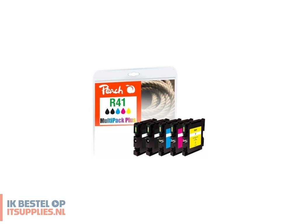 4924078-peach_320188_inktcartridge_5_stuks_compatibel_hoog_xl_rendement_zwart-_cyaan-_magenta-_geel