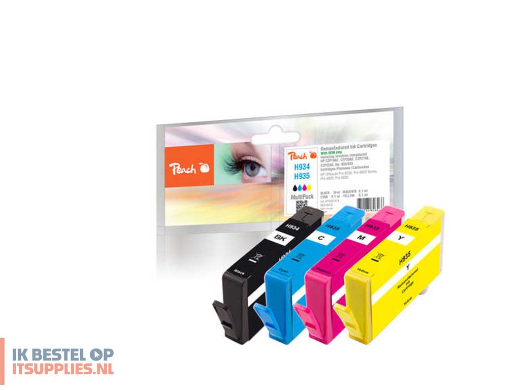 3042389-peach_pi300-618_inktcartridge_3_stuks_compatibel_normaal_rendement_zwart-_cyaan-_magenta