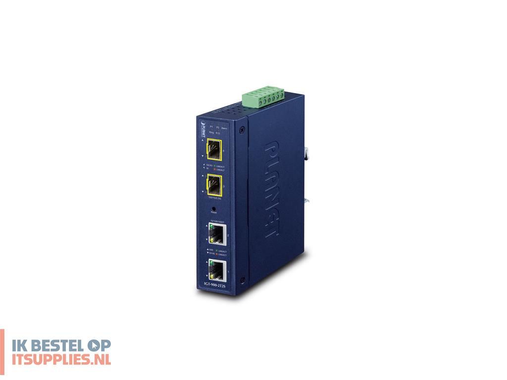 0037381-planet_industrial_2-port_netwerk_media_converter_blauw