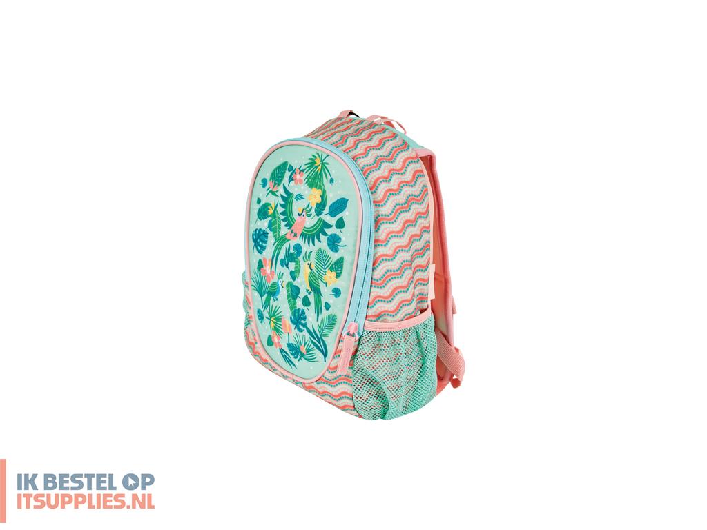 0142445-herlitz_rookie_sweet_jungle_rugzak_school_rugzak_groen-_perzik_polyester