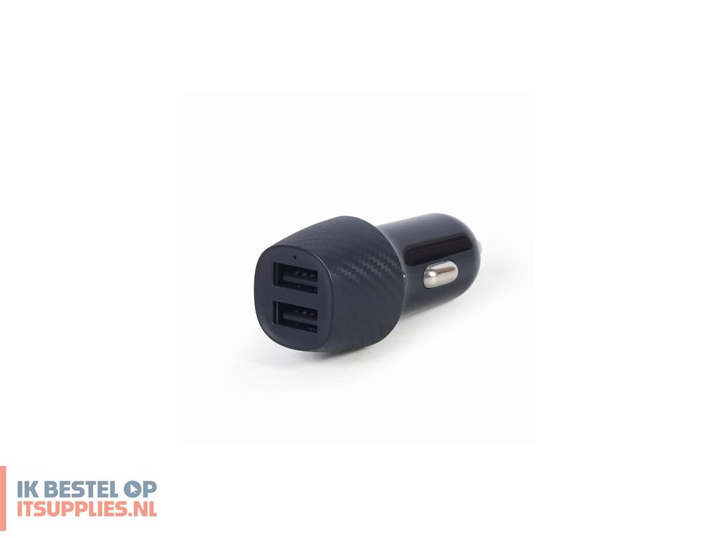0249429-gembird_ta-u2c48a-car-01_oplader_voor_mobiele_apparatuur_pda-_smartphone-_tablet_zwart_sigarettenaansteker