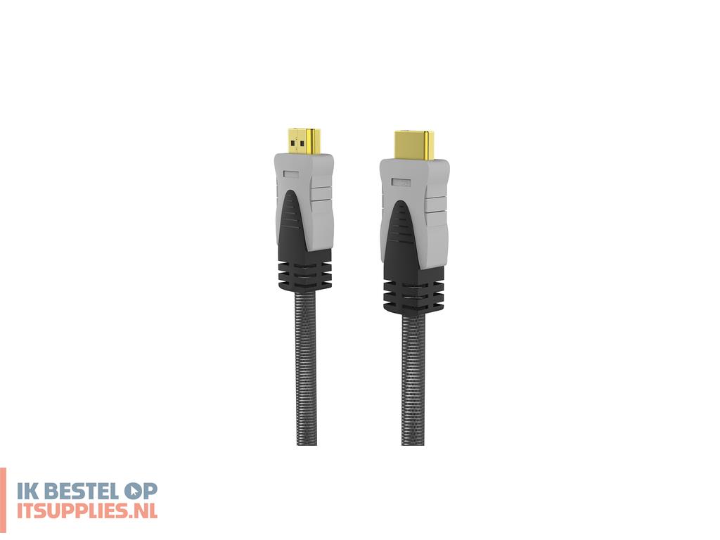 0207272-inca_ihd-03t_hdmi_kabel_3_m_hdmi_type_a_standaard_grijs