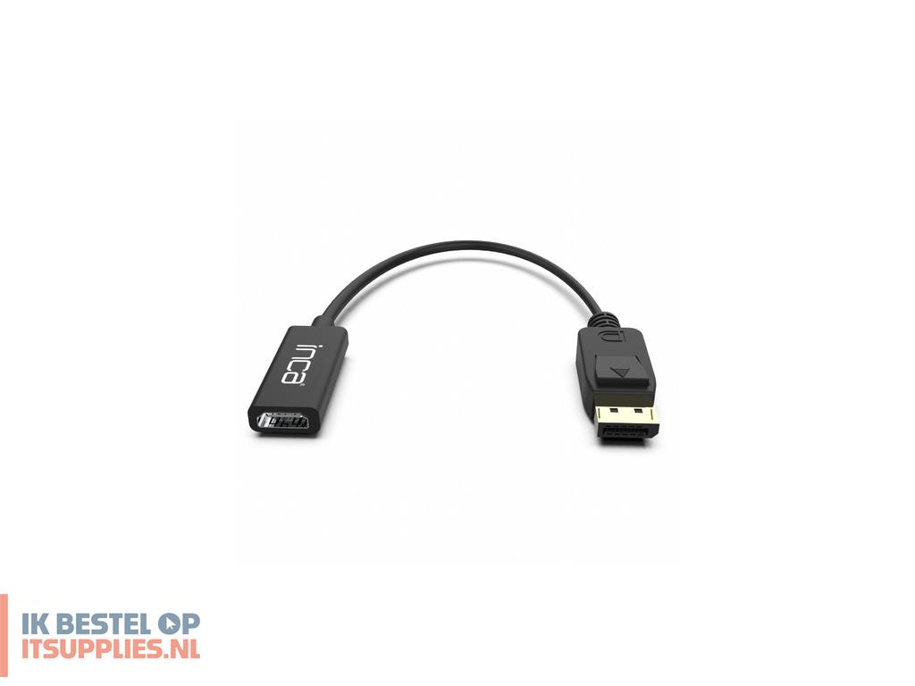 3423829-inca_idth-07_video_kabel_adapter_0-2_m_displayport_hdmi_type_a_standaard_zwart