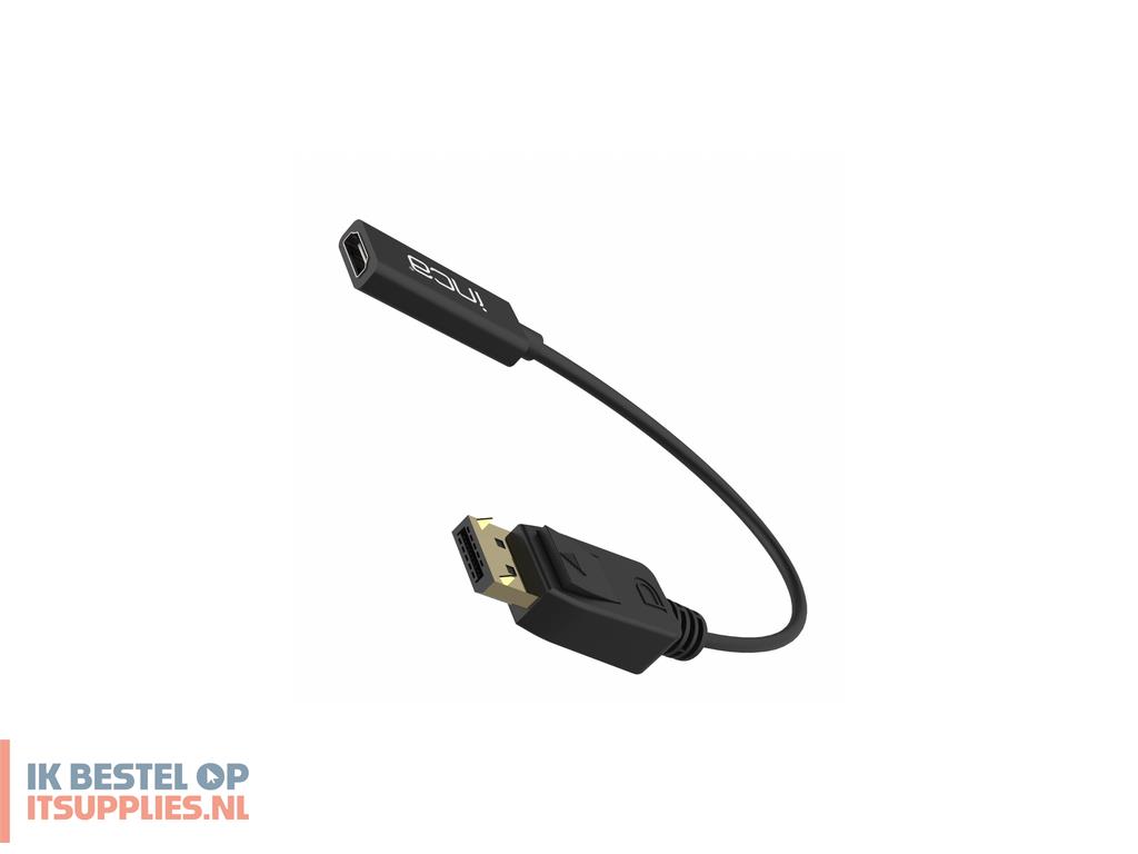 3430748-inca_idth-07_video_kabel_adapter_0-2_m_displayport_hdmi_type_a_standaard_zwart