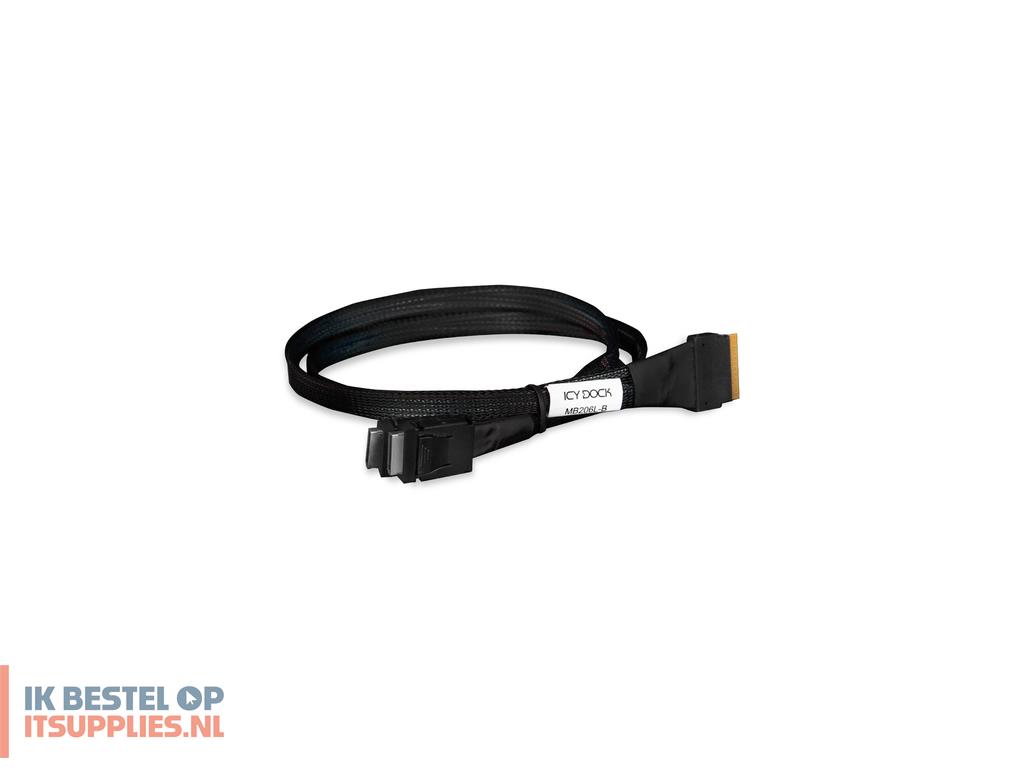 0115996-icy_dock_mb206l-b_serial_attached_scsi_sas-kabel_0-5_m_zwart