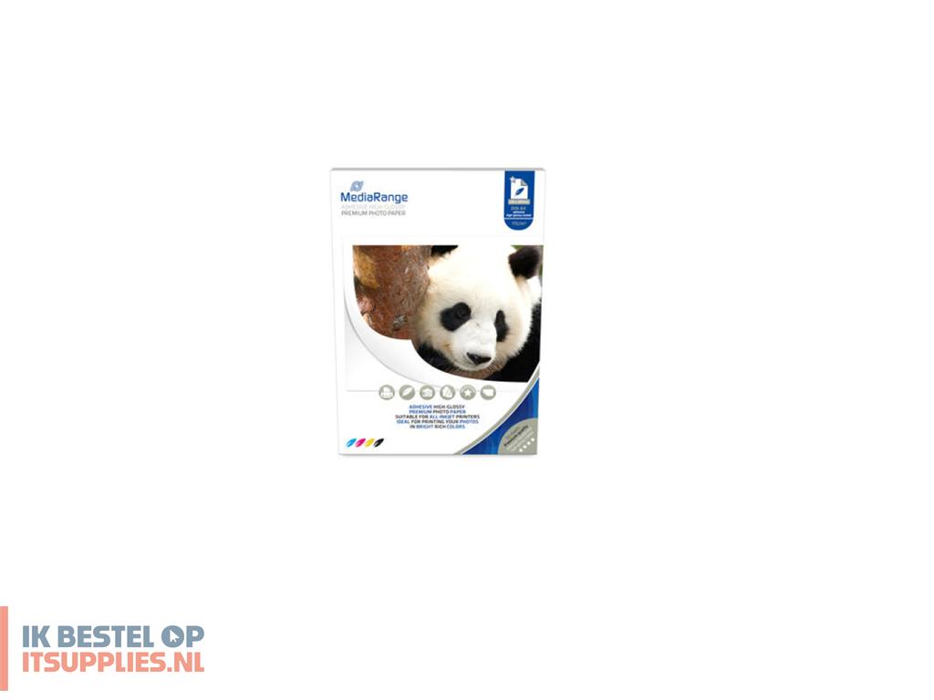 3241746-mediarange_mrink119_pak_fotopapier_a4_wit_hoogglans