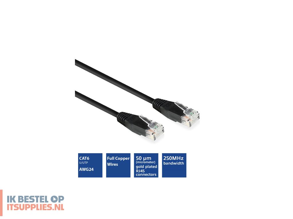 3543413-act_ib8952_netwerkkabel_zwart_0-25_m_uutp_utp