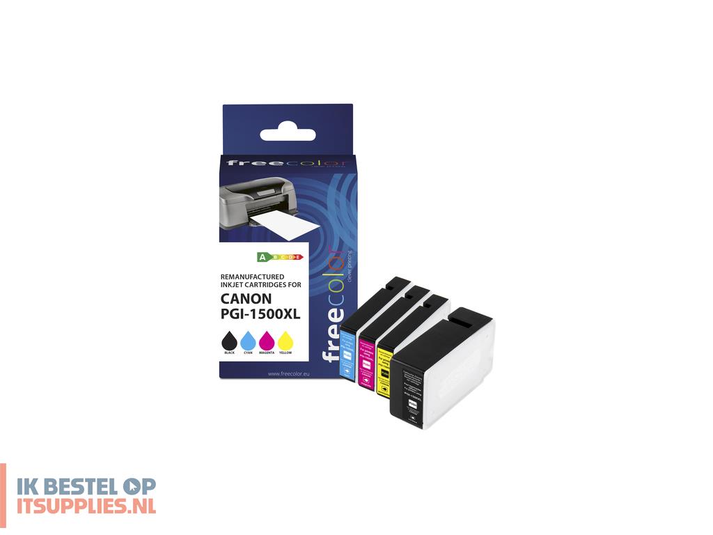 3051335-freecolor_k10404f7_inktcartridge_4_stuks_compatibel_high_l_yield_zwart-_cyaan-_magenta-_geel