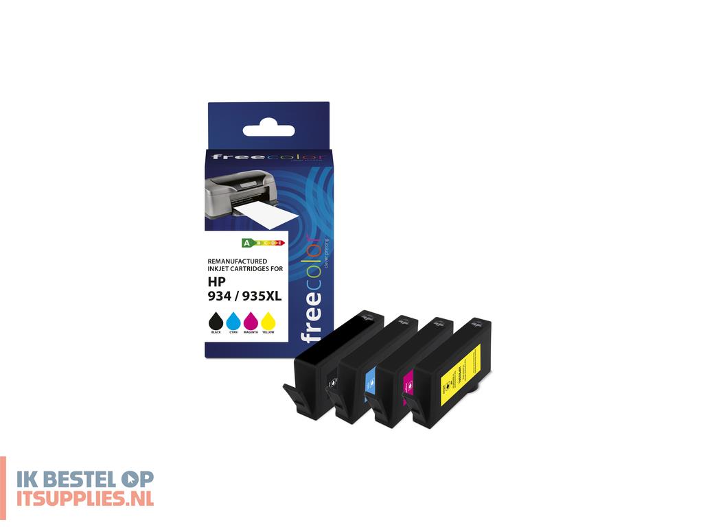 5015632-freecolor_k10356f7_inktcartridge_4_stuks_compatibel_high_l_yield_zwart-_cyaan-_magenta-_geel