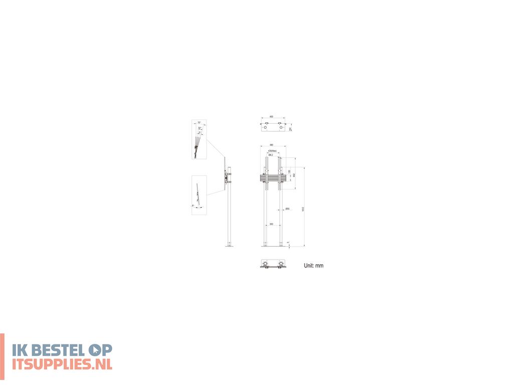 4551593-multibrackets_8953_bevestiging_voor_signage-beeldschermen_2-29_m_90_zwart