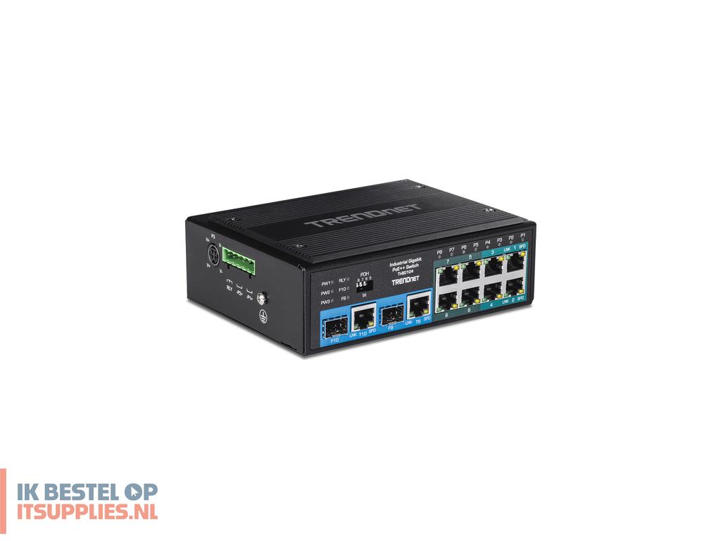 0108522-trendnet_ti-bg104_netwerk-switch_unmanaged_gigabit_ethernet_101001000_power_over_ethernet_poe_zwart