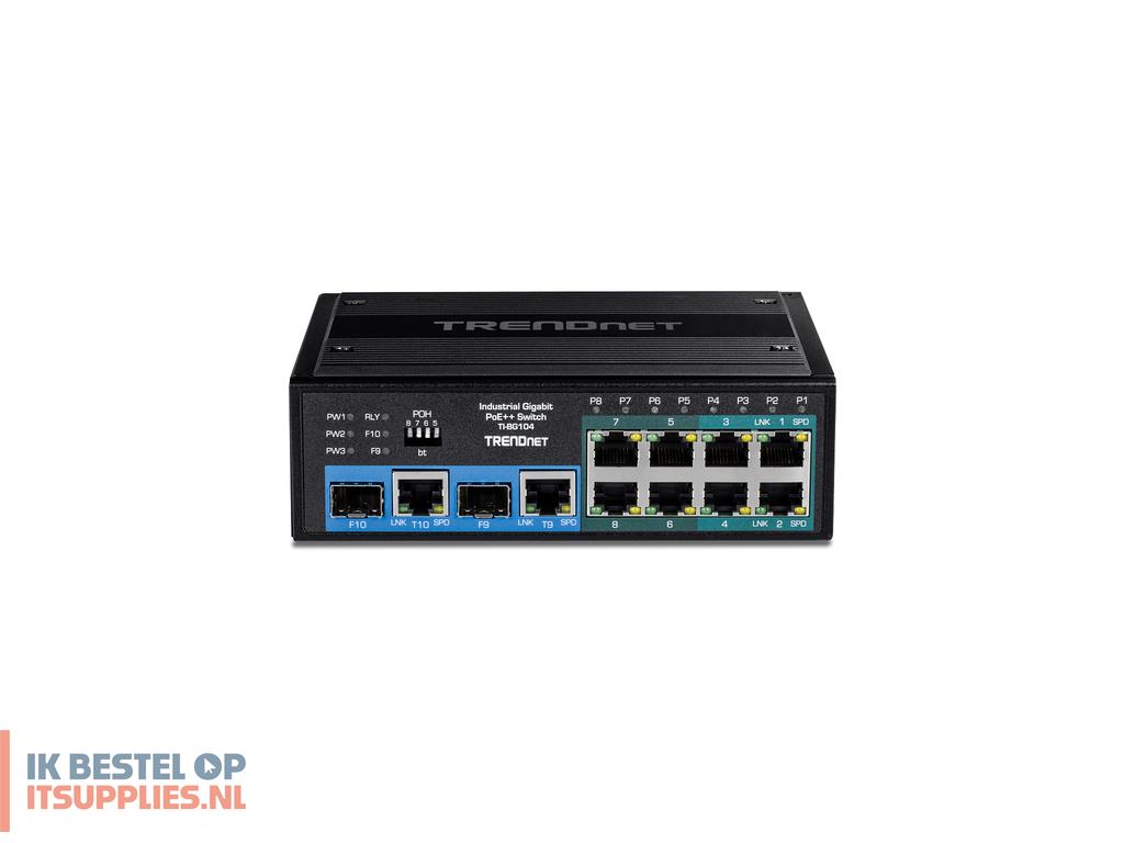 0111402-trendnet_ti-bg104_netwerk-switch_unmanaged_gigabit_ethernet_101001000_power_over_ethernet_poe_zwart