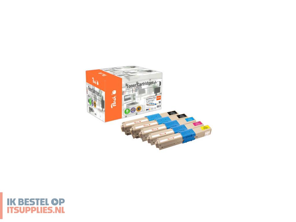 1932781-peach_112229_tonercartridge_5_stuks_compatibel_zwart-_cyaan-_magenta-_geel