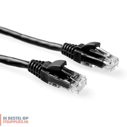 1932526-act_black_025_metre_utp_cat6_patch_cable_snagless_with_rj45_connectors_-_025_m_-_cat6_-_uutp_utp_-_rj-45