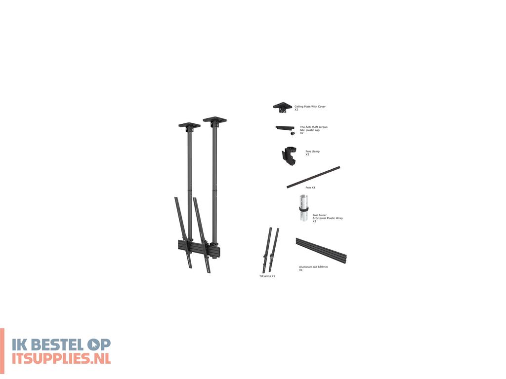 4540627-multibrackets_6133_bevestiging_voor_signage-beeldschermen_2-54_m_100_zwart