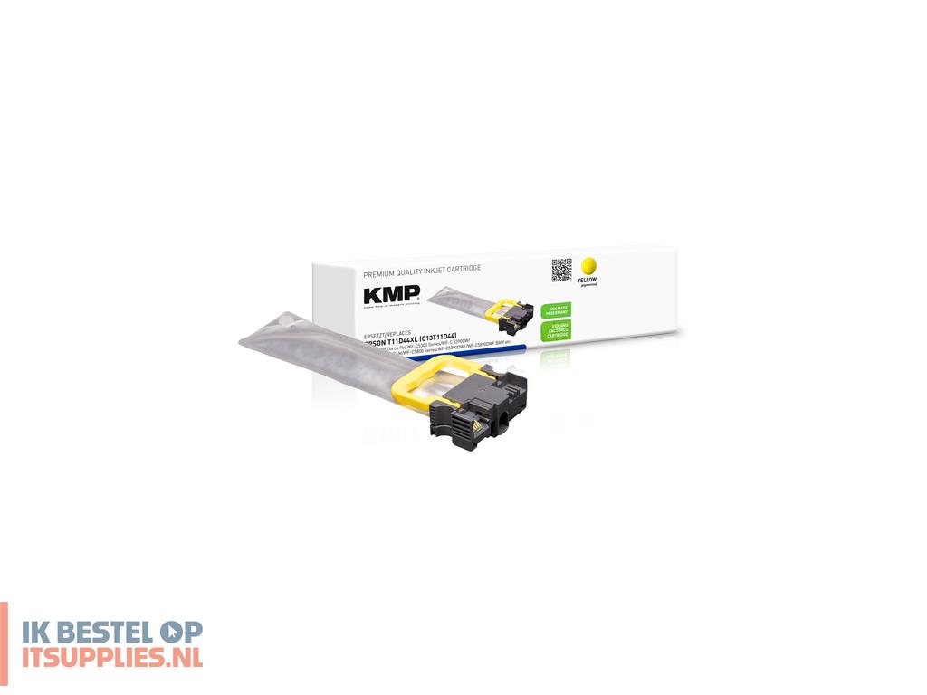 3336257-kmp_1664-4009_inktcartridge_1_stuks_compatibel_geel