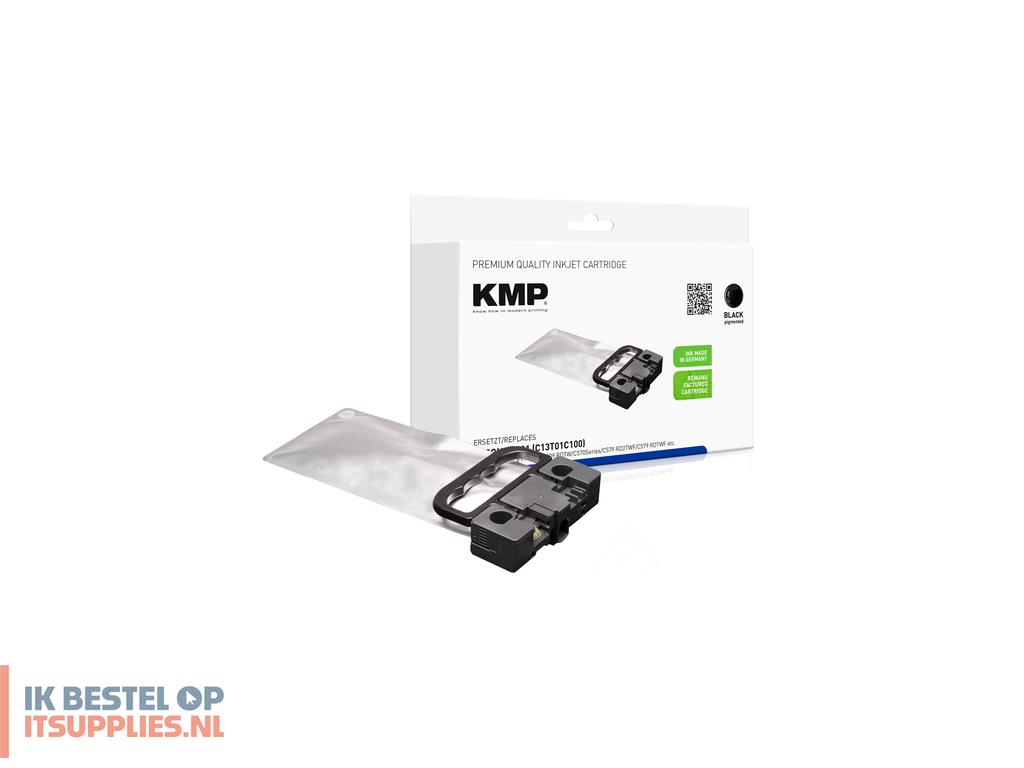 1848328-kmp_1663-4001_inktcartridge_1_stuks_compatibel_zwart