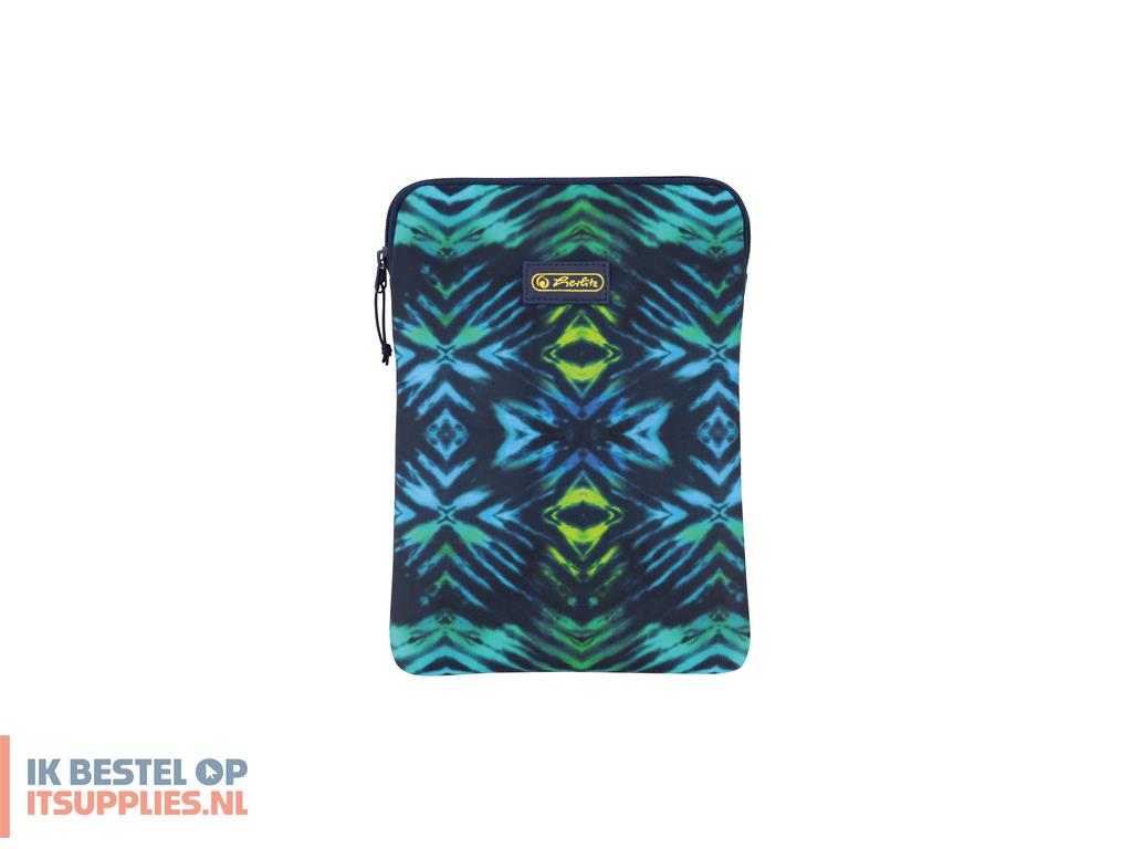 3534399-herlitz_new_batik_26-7_cm_105_opbergmapsleeve_zwart-_blauw-_groen