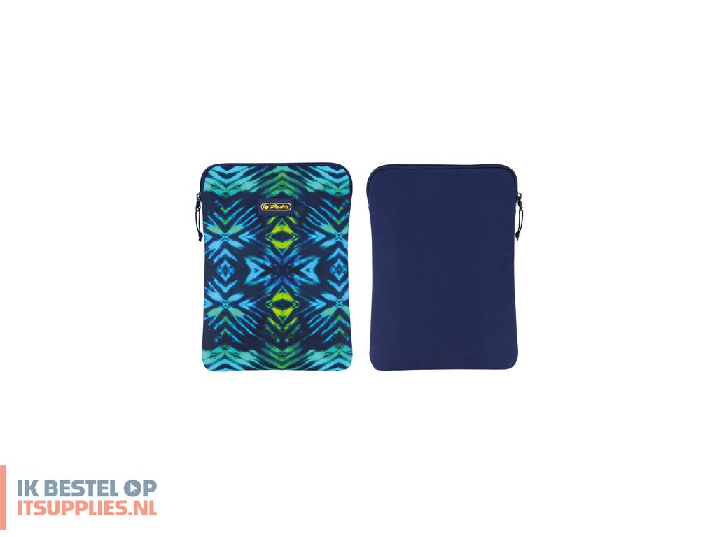 3547367-herlitz_new_batik_26-7_cm_105_opbergmapsleeve_zwart-_blauw-_groen