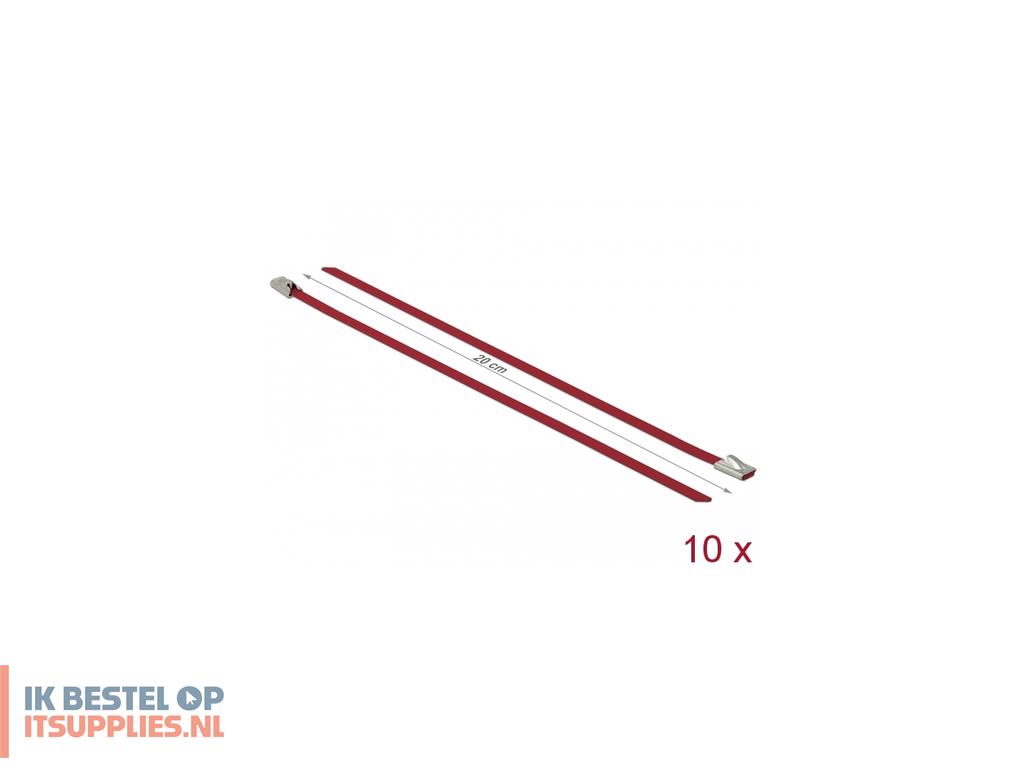 3133902-delock_18777_kabelbinder_staal_rood_10_stuks
