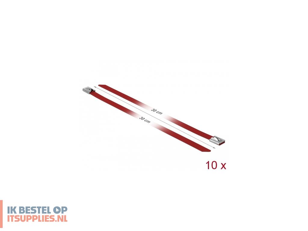 4646969-delock_18782_kabelbinder_staal_rood_10_stuks
