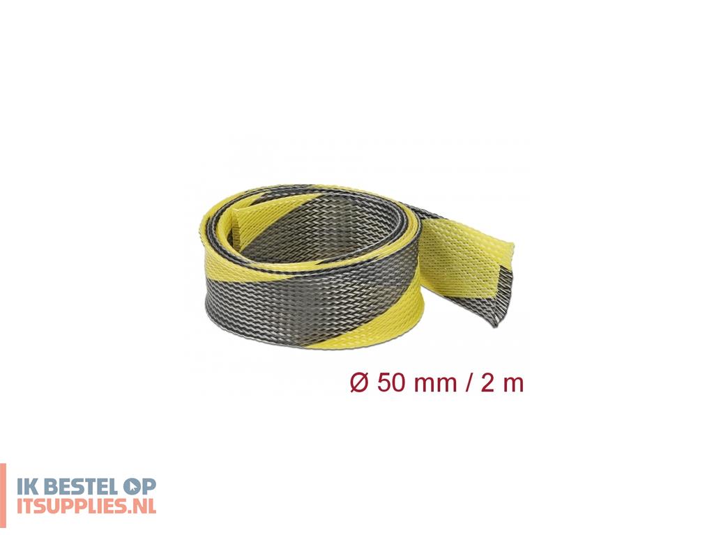 0247188-delock_20757_kabelbeheersysteem_kabelkous_zwart-_geel_1_stuks