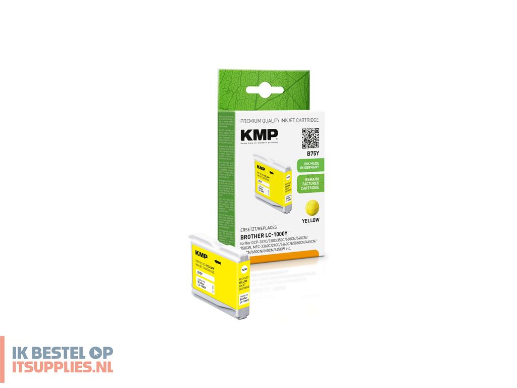3734401-kmp_b75y_inktcartridge_1_stuks_compatibel_geel