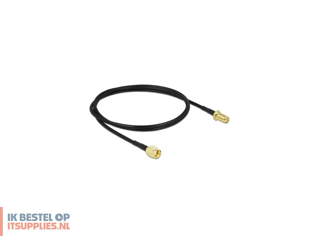 3152653-delock_90443_coax-kabel_lmr100_1_m_rp-sma_zwart