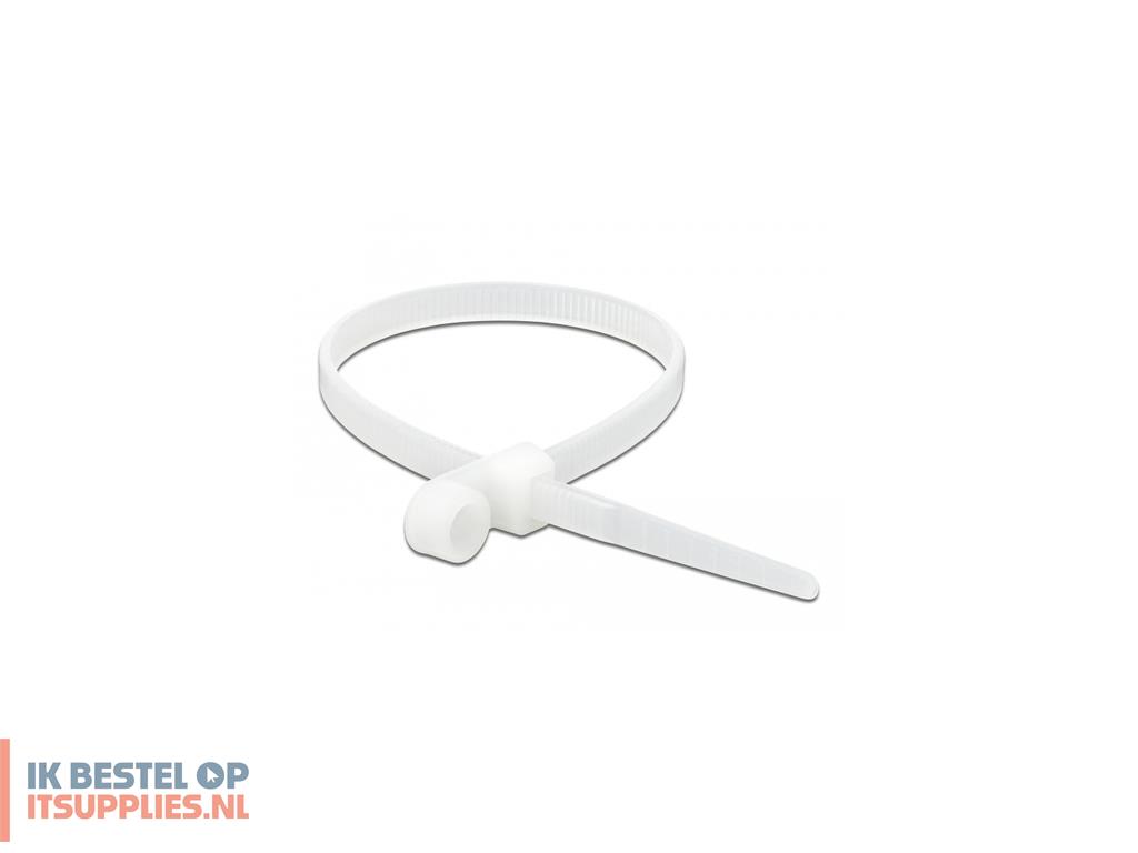 0136395-delock_18945_kabelbinder_kabelbinder_met_parallelle_doorvoer_polyamide_wit_10_stuks