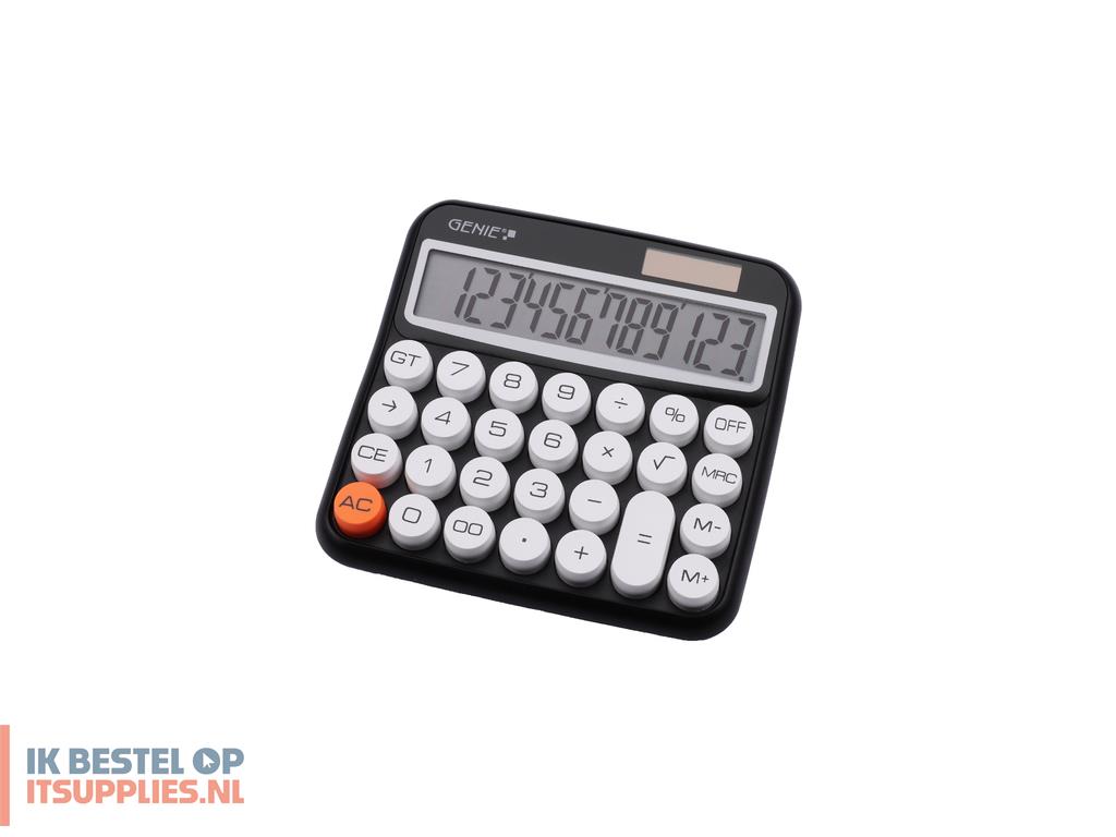 1512833-genie_612_bk_calculator_desktop_basisrekenmachine_zwart