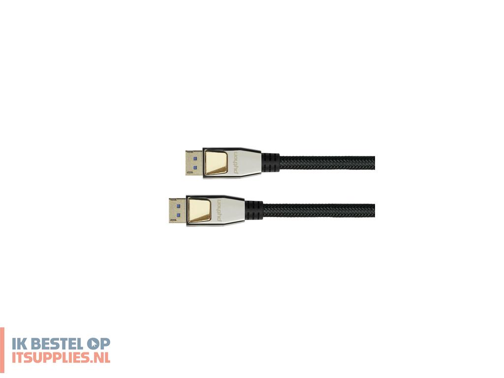 4626418-python_dp20-py005_displayport_kabel_0-5_m_zwart