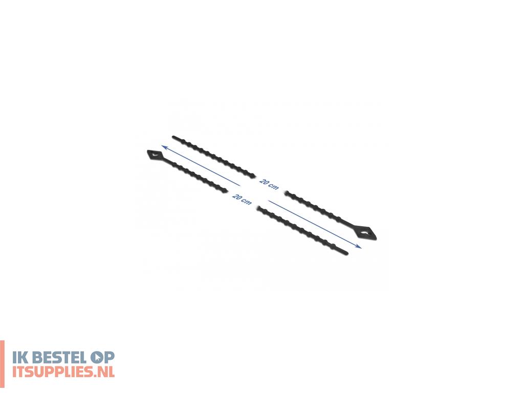 1644987-delock_19569_kabelbinder_kabelbinder_met_parallelle_doorvoer_polyamide_zwart_100_stuks